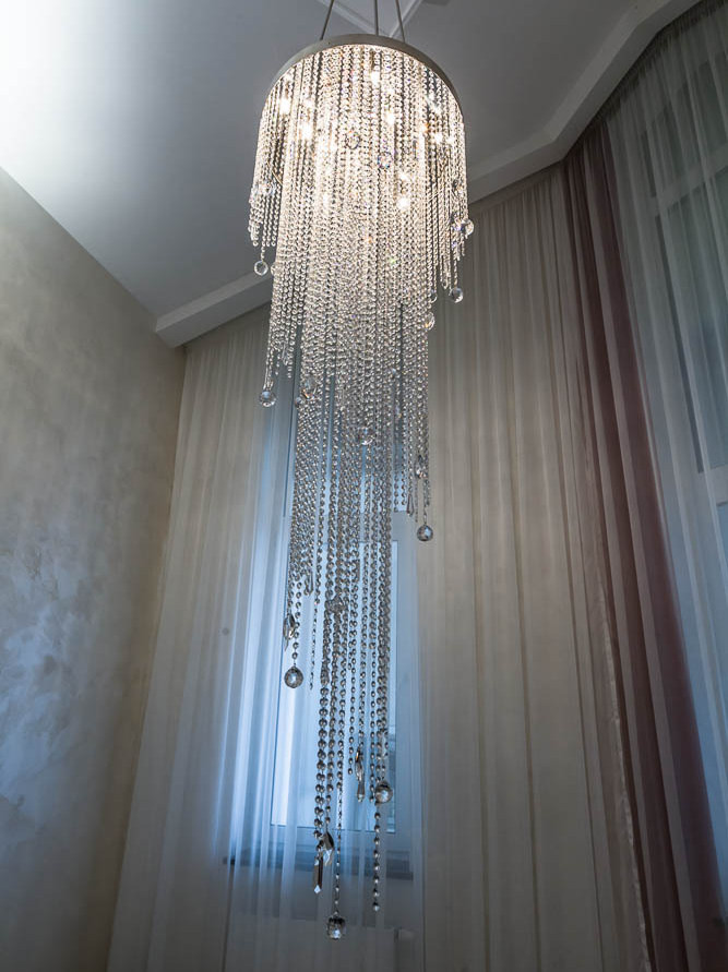 Elegant chandelier for the apartments