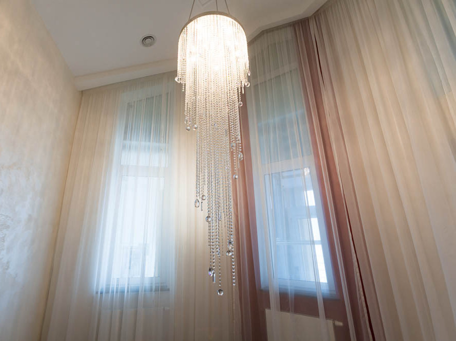 Elegant chandelier for the apartments