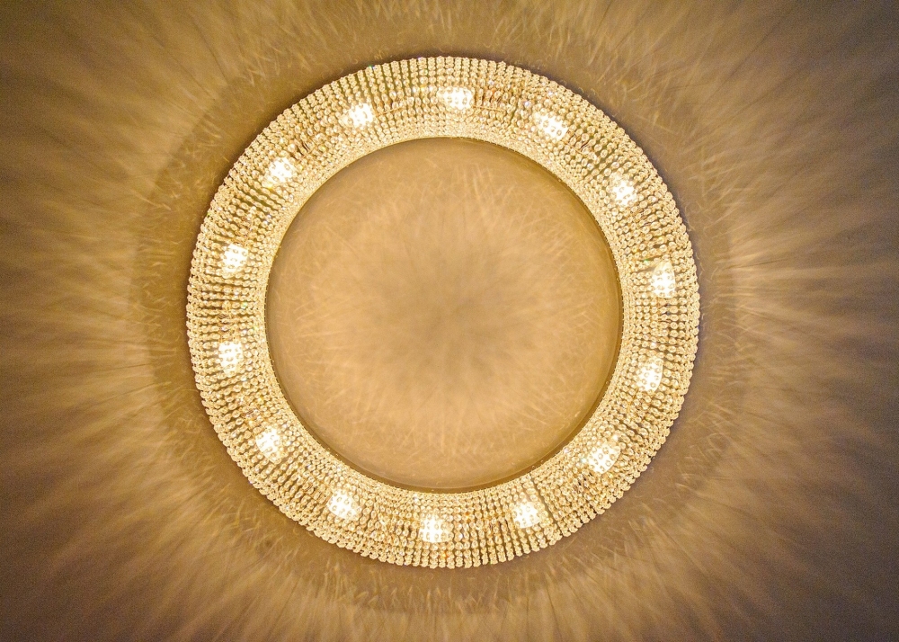 Modern crystal chandelier
