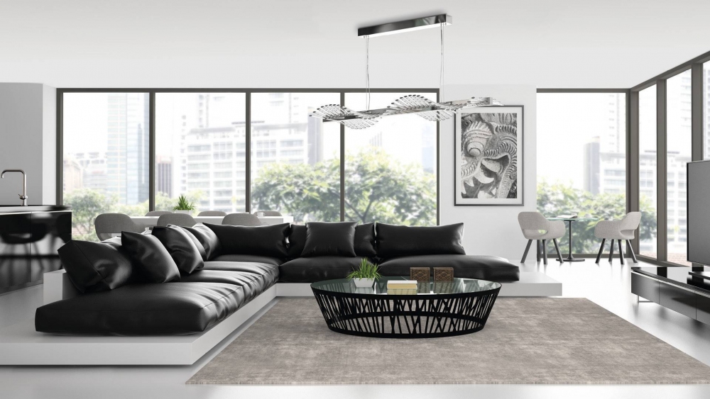 Modern metal lamp 