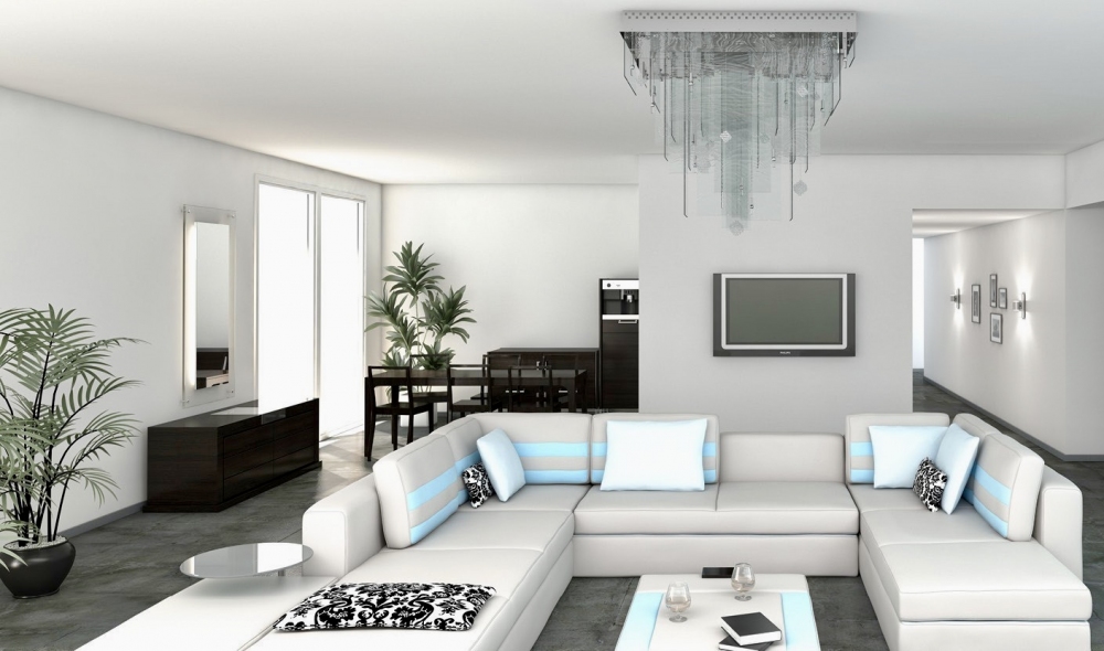 Elite abstract light fixture «Modern H90»