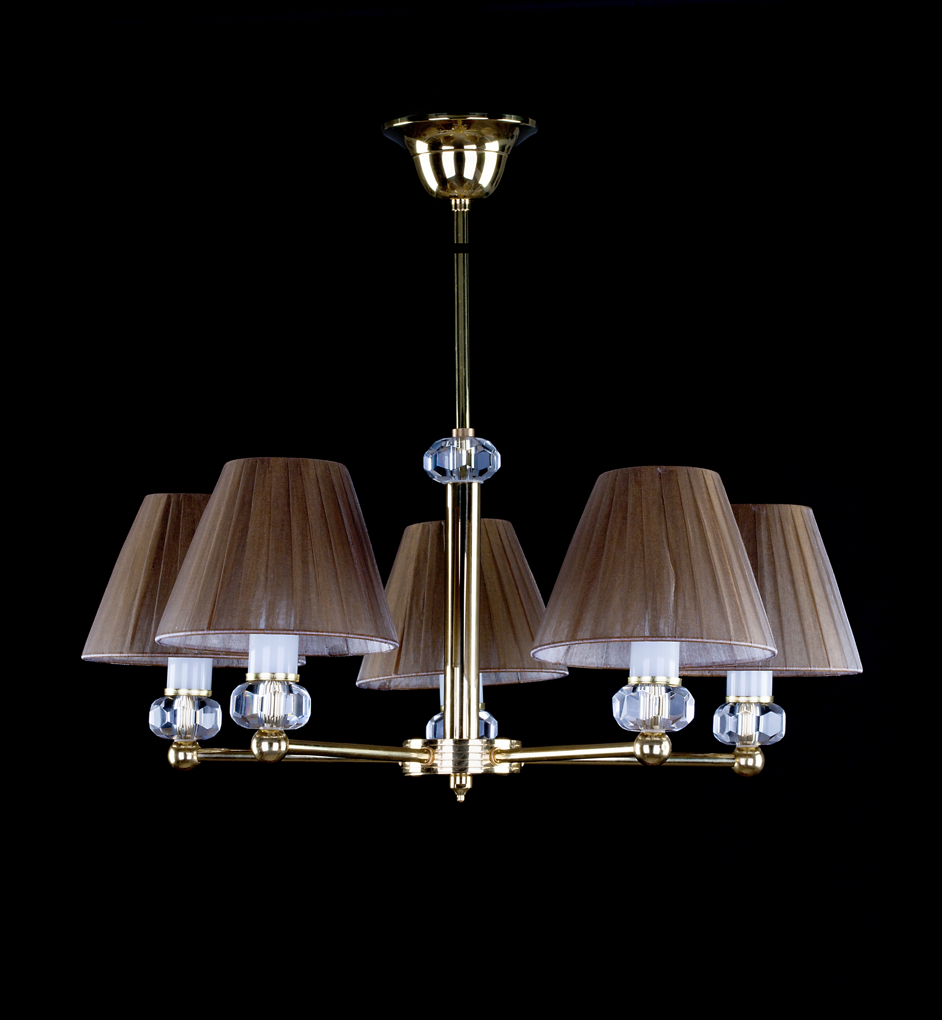 Lamp DIAMOND 01-CH-PB-CH 024. Brown